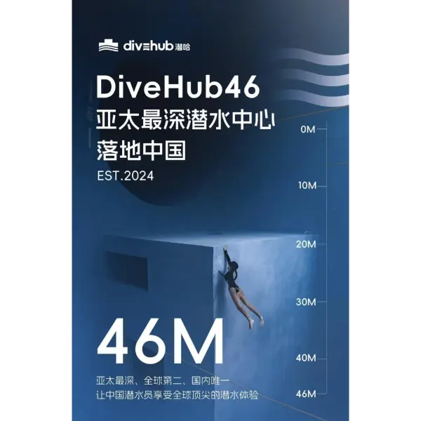 Blueway fornisce soluzioni di controllo climatico per DiveHub, il centro immersioni indoor più profondo dell'Asia Pacifico